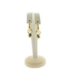 Image 1 of Gold earrings with sapphire