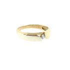 Image 4 of 8 Karat Bicolor Ring with Zirconia