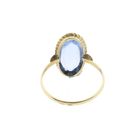Image 6 of Antique gold ring with aquamarine