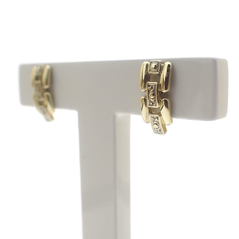 Image 4 of Golden fantasy stud earrings