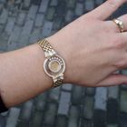 Image 10 of Chopard Happy Diamonds; Gouden dameshorloge met diamanten