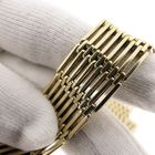 Image 6 of Gold wide link bracelet | 20 cm