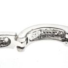 Image 6 of Two-tone gold earrings with zirconia | Ø 12 mm