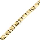 Image 7 of Two-tone gold fantasy link necklace