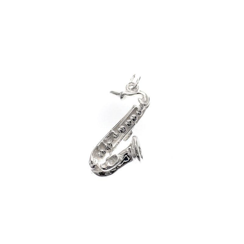 Image 1 of Silver charm; Saxophone