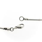 Image 5 of Silver chain with bars | 43.5 cm