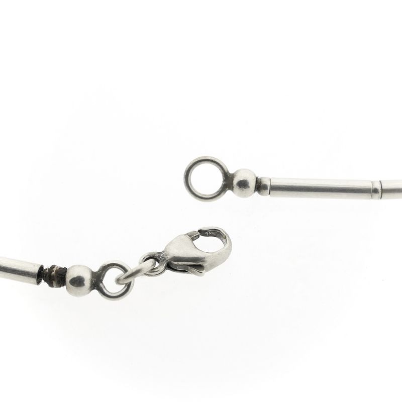 Image 5 of Silver chain with bars | 43.5 cm