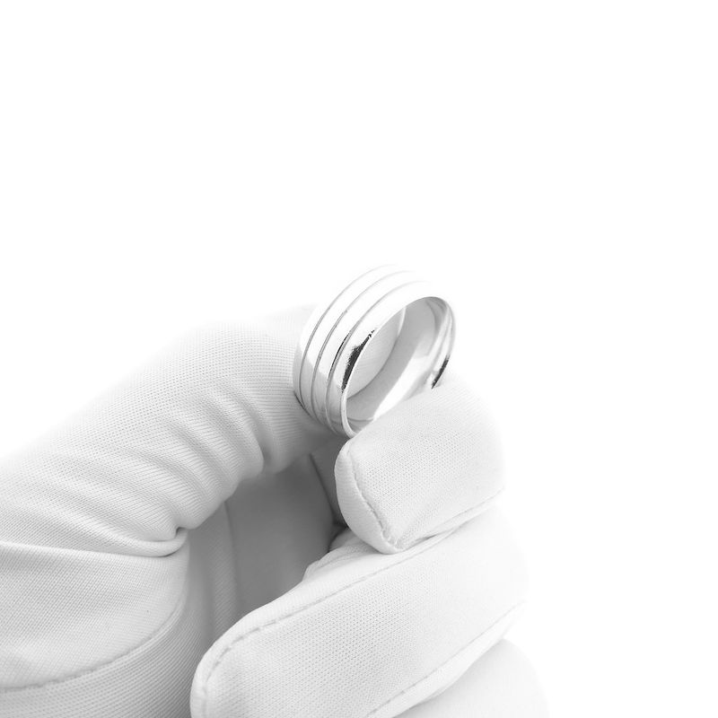 Image 7 of Silver wide men's ring