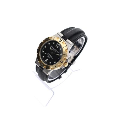 Bvlgari Diagono Diver SD38SG; Automatic gold/steel watch Image 2 of Bvlgari Diagono Diver SD38SG; Automatic gold/steel watch