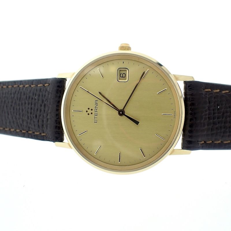 Image 11 of Eterna Swiss; 14k gold men's watch