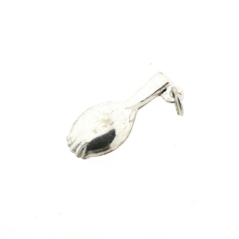 Image 3 of Silver pendant of a mandolin