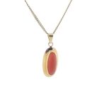 Image 6 of Gold pendant with red coral | Vintage