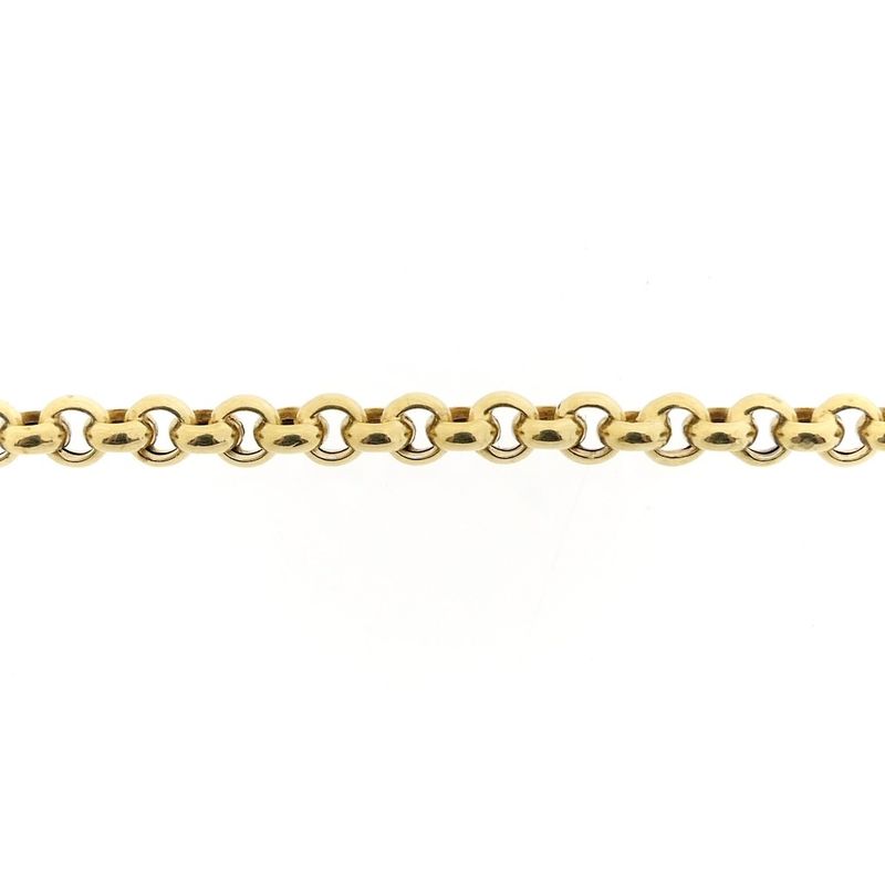 Image 6 of Gold jasseron link chain | 60.5 cm