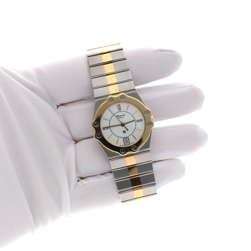 Image 5 of Chopard St. Moritz 8023; 18k. Gold/Stainless Steel Unisex Watch