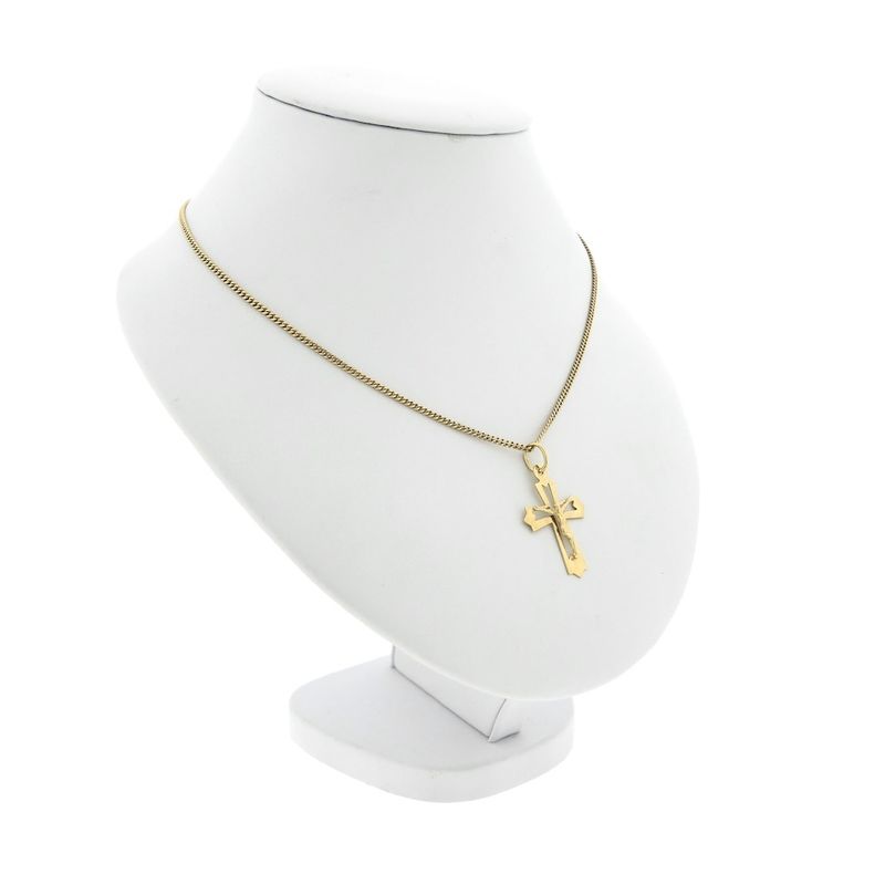 Image 5 of Gold pendant of a cross with corpus