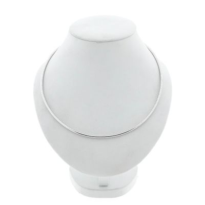 Image 1 of Silver Snake Link Necklace