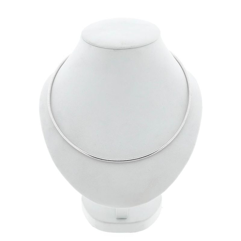 Image 1 of Silver Snake Link Necklace