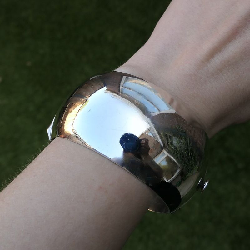 Image 3 of Silver fantasy slave bracelet | Ø 62 mm