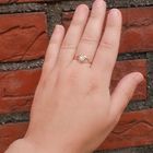 Image 4 of Gold ring with zirconia stones