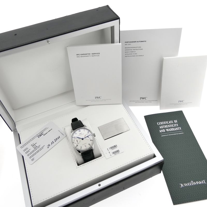 Image 19 of IWC Portuguese '7 Days' IW500107; Automatic men's watch