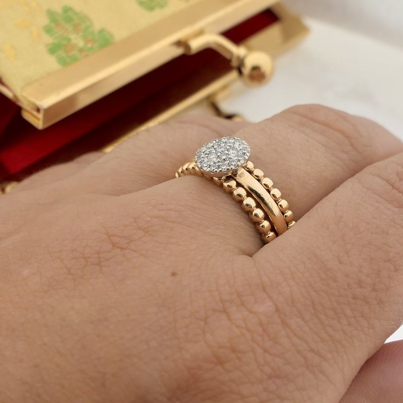 Image 4 of Gold ring with diamond | 0.25 ct.