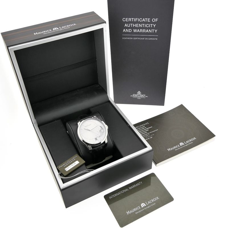 Image 8 of Maurice Lacroix Pontos Decentrique Phase de Lune PT6318; Automatic men's watch