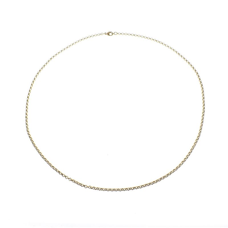 Image 1 of Golden jasseron link chain.