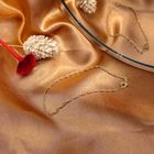 Image 2 of Gold thin anchor link bracelet | 18.5 cm