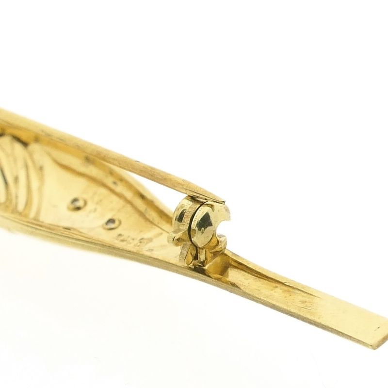 Image 7 of Gold brooch with diamond