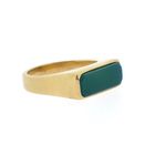 Image 3 of Gold ring with jade