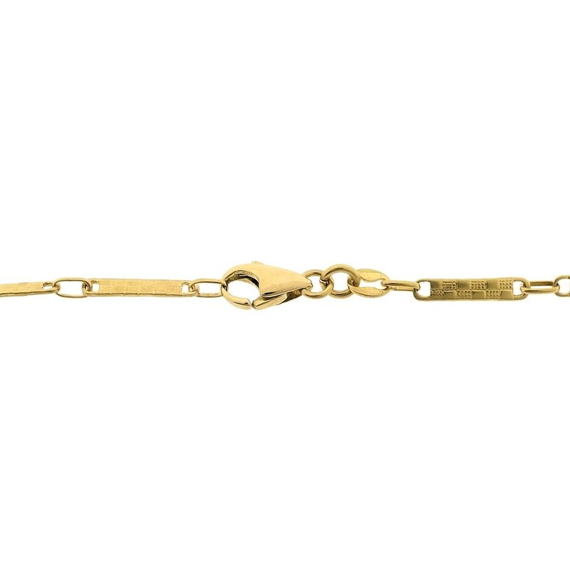 Image 3 of Gold link chain with bars