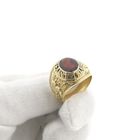 Image 7 of 10 crt. Forsyth County High School Class ring with garnet | Balfour