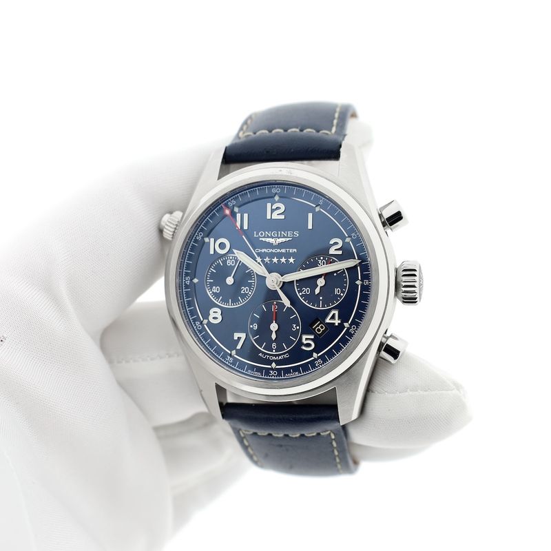 Image 18 of Longines Spirit Chronometer Chronograph L3.820.4; Automatic men's watch