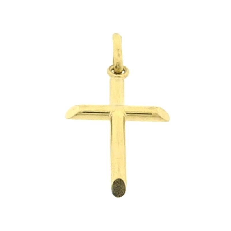 Image 2 of Gold pendant with a subtle cross