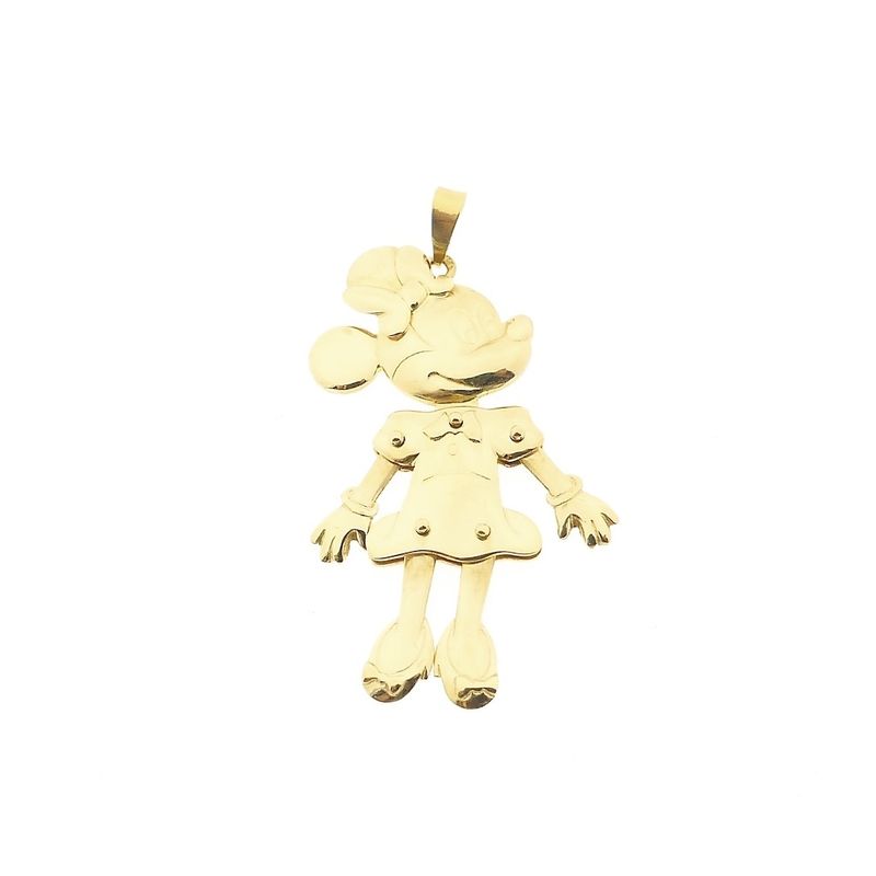 Image 1 of Gold Disney pendant; Mini Mouse