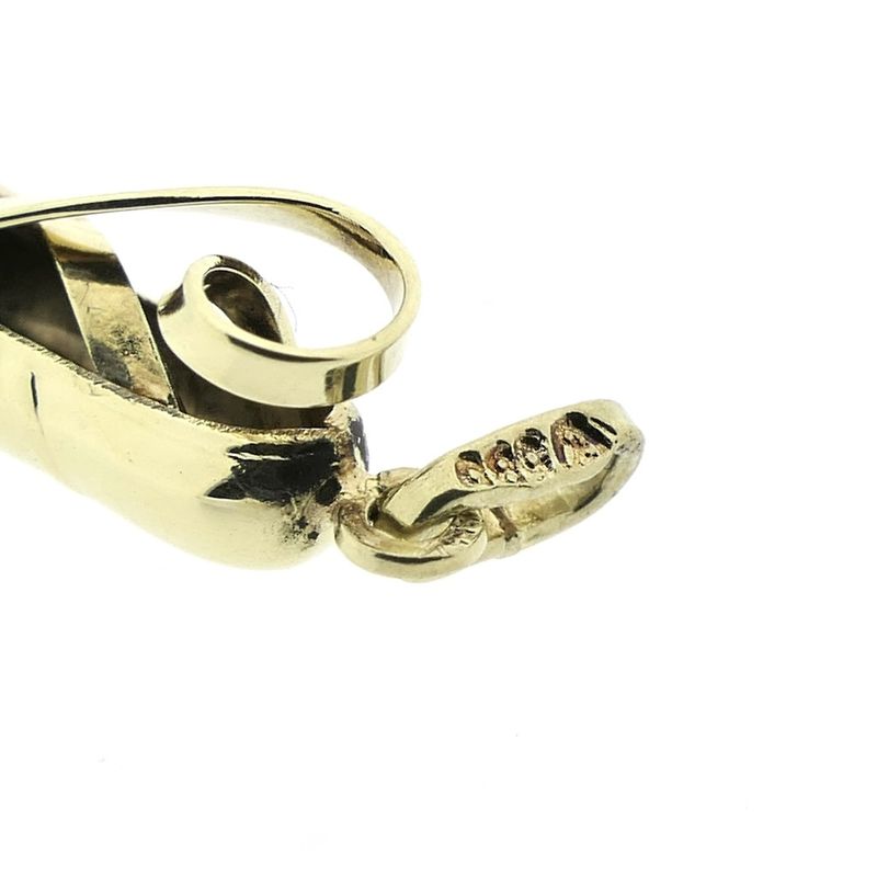 Image 6 of Gold pendant of a ballet shoe