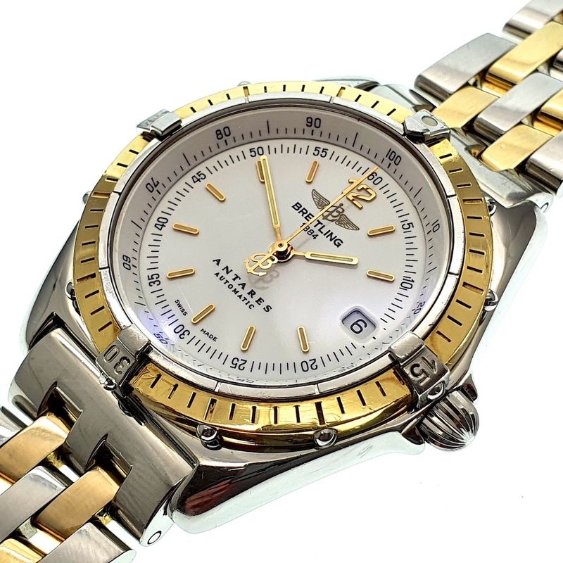 Image 12 of Breitling Antares; Men's watch on pilot strap