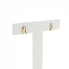 Image 3 of Two-tone gold stud earrings