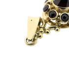 Image 3 of Vintage gold entourage pendant with garnet