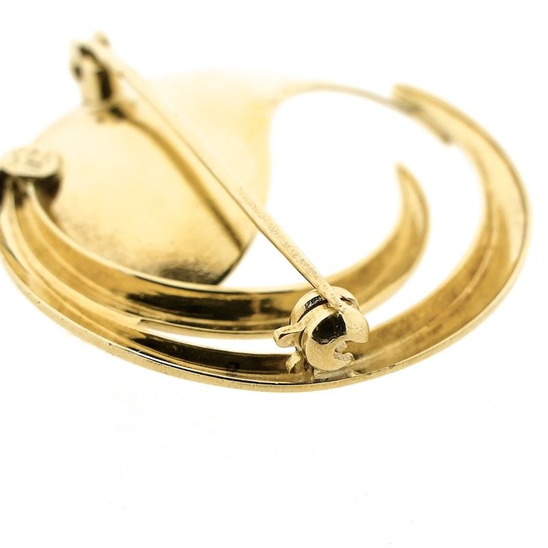 Image 7 of Dynamic gold brooch