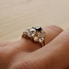 Image 7 of Gold ring with zirconia