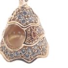 Image 4 of Pandora Moments charm; Rose gold plated; Pavé Christmas Tree
