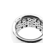 Image 4 of Wide silver domed ring