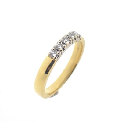 Image 1 of Gold ring with diamonds | 0.25 ct.