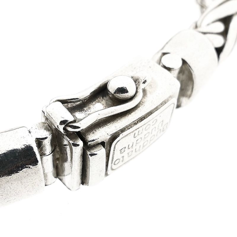 Afbeelding 6 van Zilveren Buddha to Buddha vossenstaart schakelarmband; Katja | 20 cm