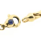 Image 4 of Golden Cardano Link Bracelet with Sapphire