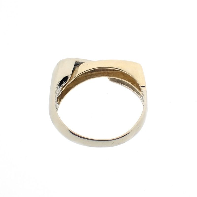 Image 5 of Two-tone gold abstract ring