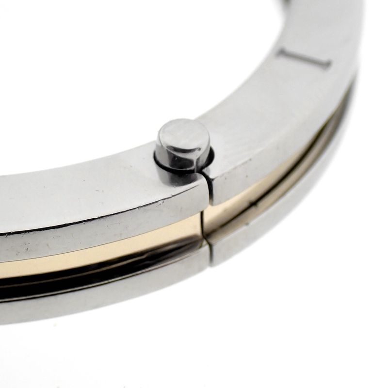 Image 8 of BVLGARI Steel and gold women's bracelet; Model B.ZERO 1