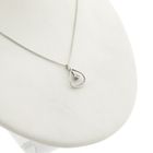 Image 6 of White gold pendant with diamond; 0.005 ct.