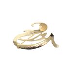 Image 2 of Vintage gold brooch; letter V